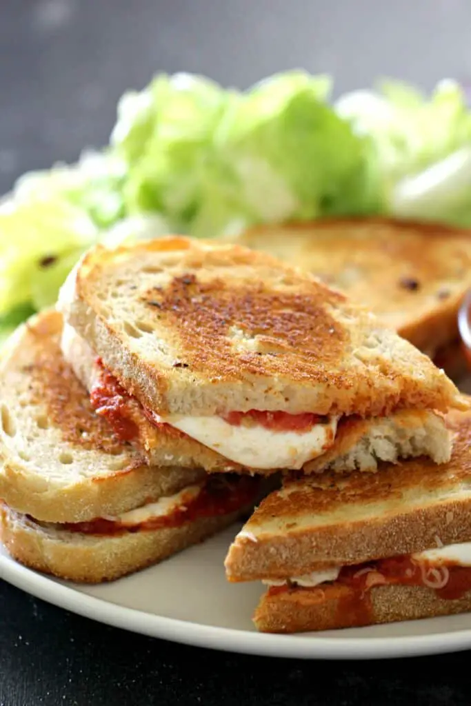 Pepperoni Pizza Grilled Cheese Sandwiches Recipe